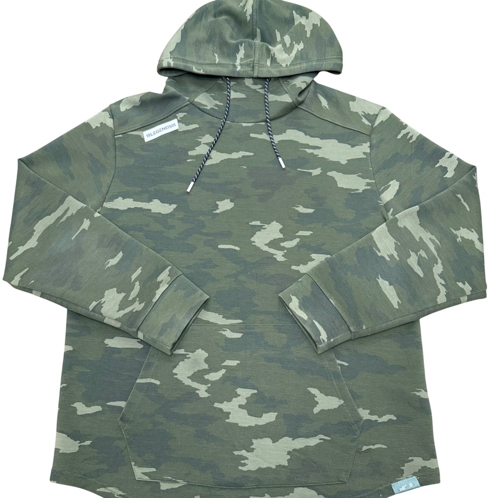 Legends Hawthorne Tech Hoodie Mens XL Green Camo Performance Stretch‎ Crossover